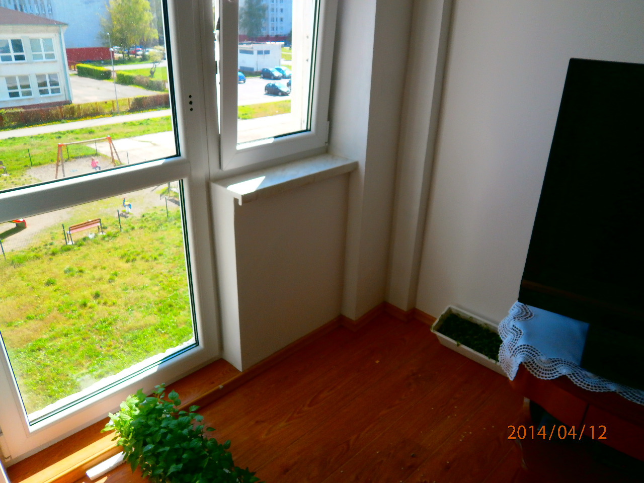 založená balkónová zostava + vyspravky + soklík